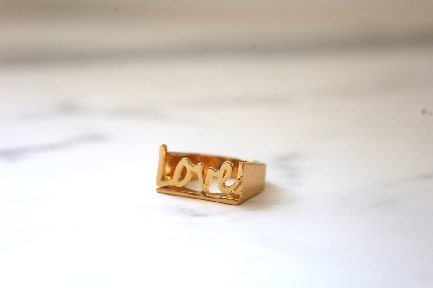 Rose Gold Love Ring