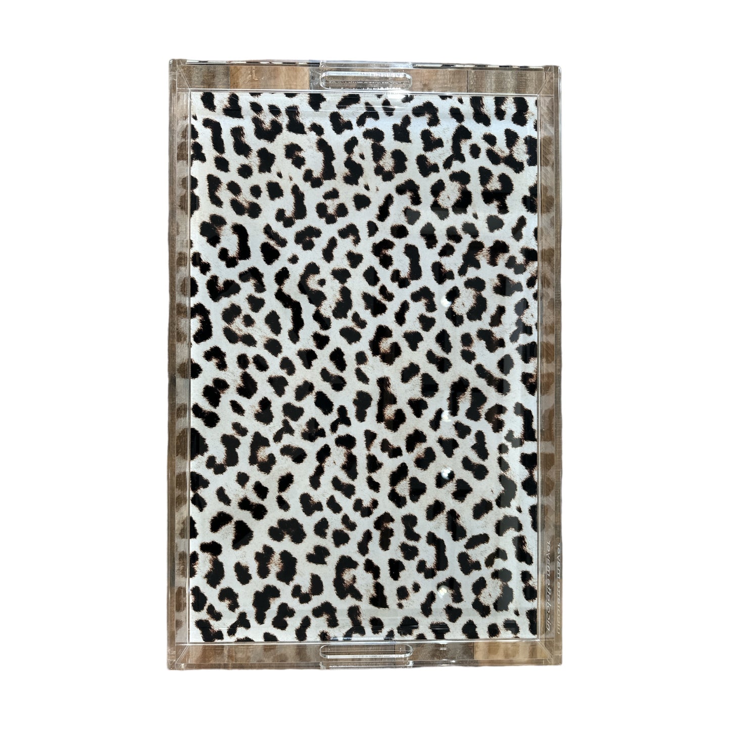 Leopard Print Acrylic Tray