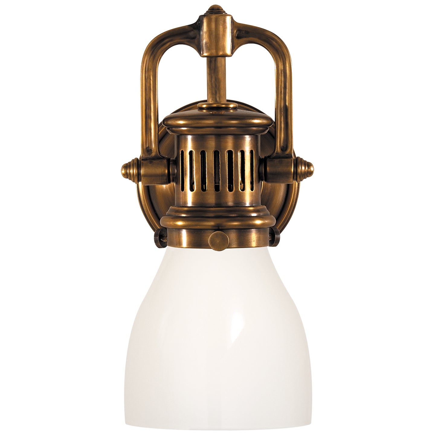 Visual Comfort Signature - SL 2975HAB-WG - One Light Wall Sconce - Yoke - Hand-Rubbed Antique Brass