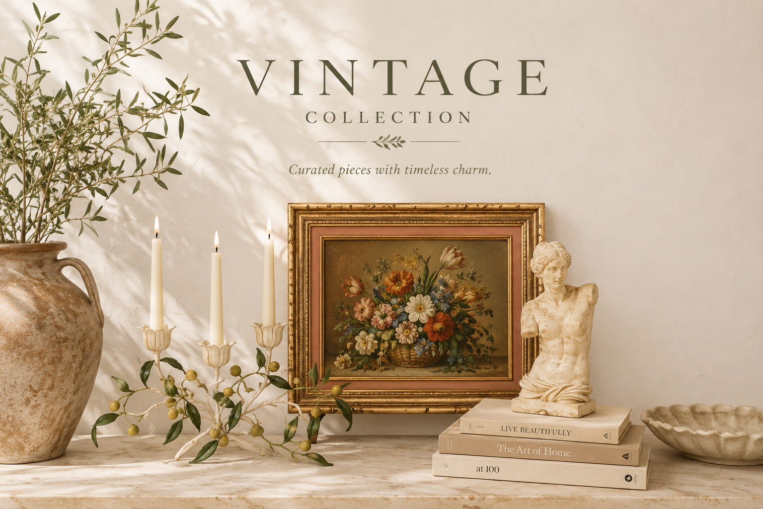 Curated Vintage Assortment - Curated Home Decor