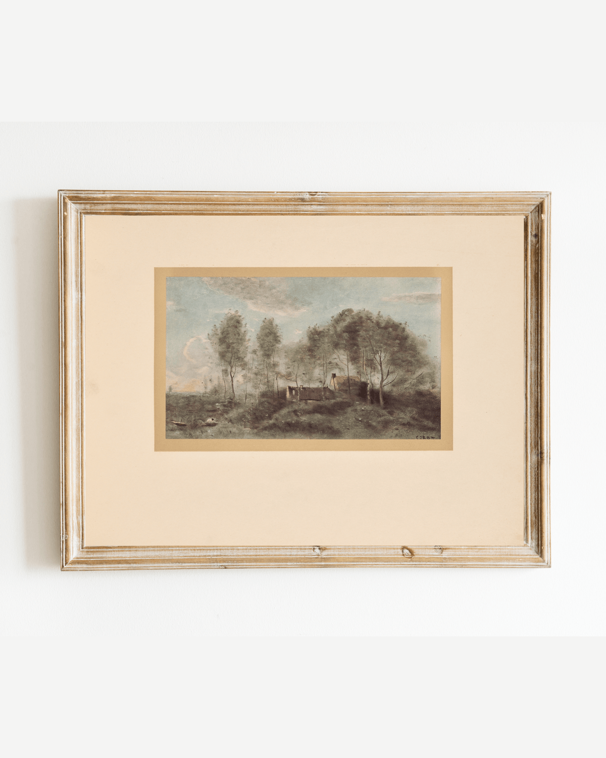
                  
                    French Landscape II Antique Art Print: 5x7 - Curated Home Decor
                  
                