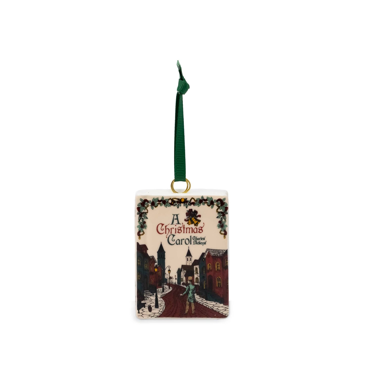 Ceramic Book Ornament, A Christmas Carol (Pre-Order: Ships Sept) - Curated Home Decor