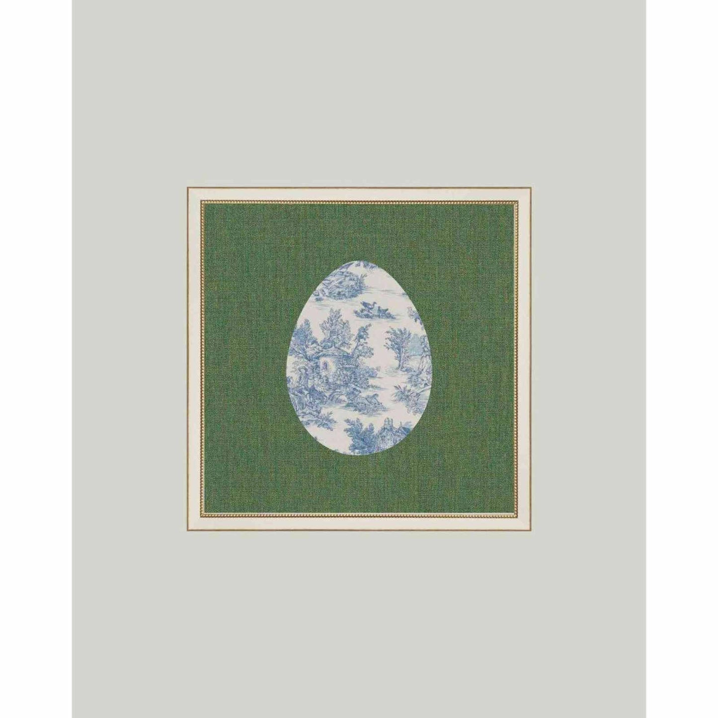 
                  
                    Countryside Toile Egg Framed Antique Art: 5x5 - Curated Home Decor
                  
                