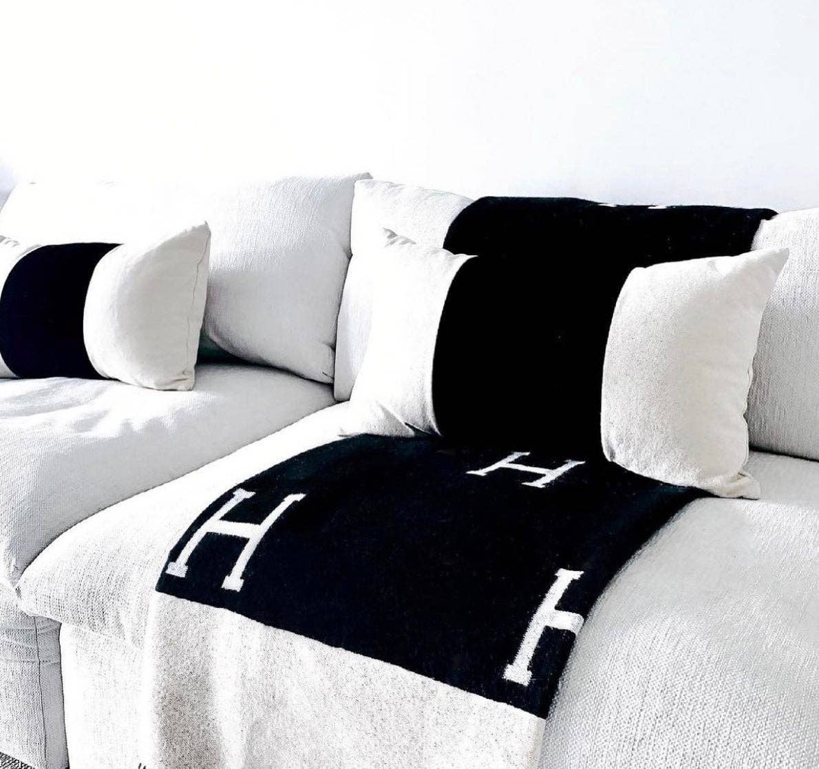 Willa Skye Home - Mezzo Pillow Cover - Black: 20x20 made to order - Curated Home Decor