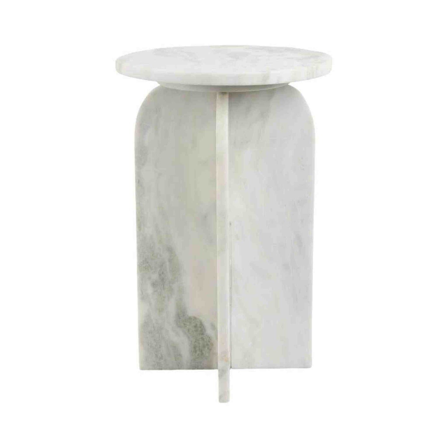 
                  
                    Light Green 20x13 in. Round Marble Accent Table for Chic Decor - Curated Home Decor
                  
                
