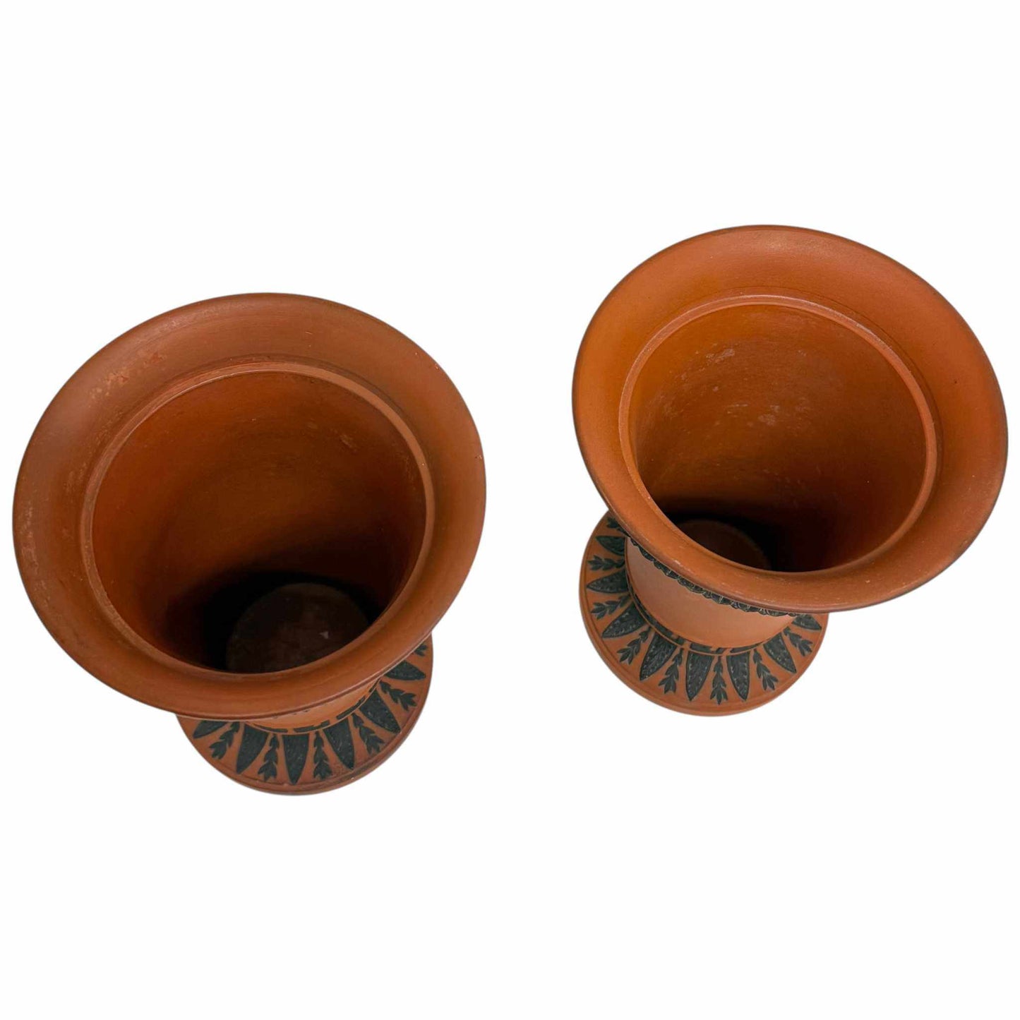 
                  
                    Pair of Early 19th CenturyWedgwood Rosso Antico Jardinieres Planter - Curated Home Decor
                  
                