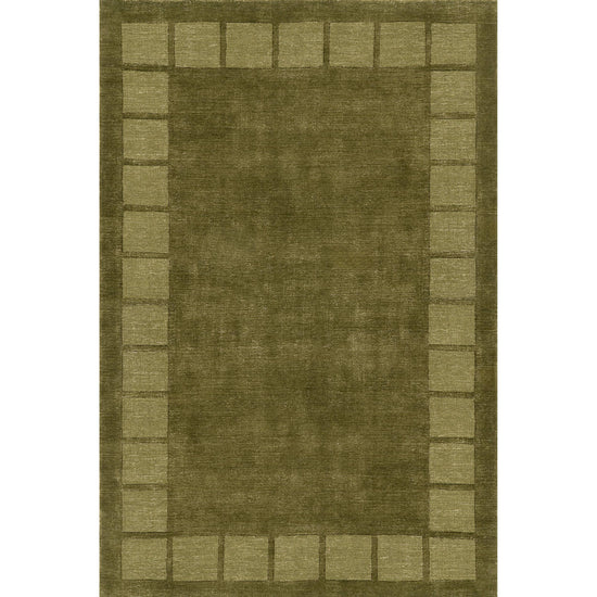 Arvin Olano Petra High-Low Wool-Blend Area Rug: Verdant Green / 8' x 10' - Curated Home Decor