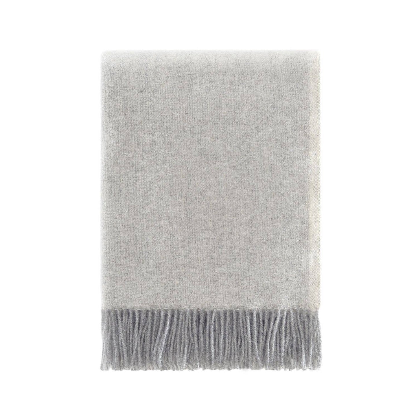 
                  
                    Grey Melange Pure Wool Throw - Curated Home Decor
                  
                