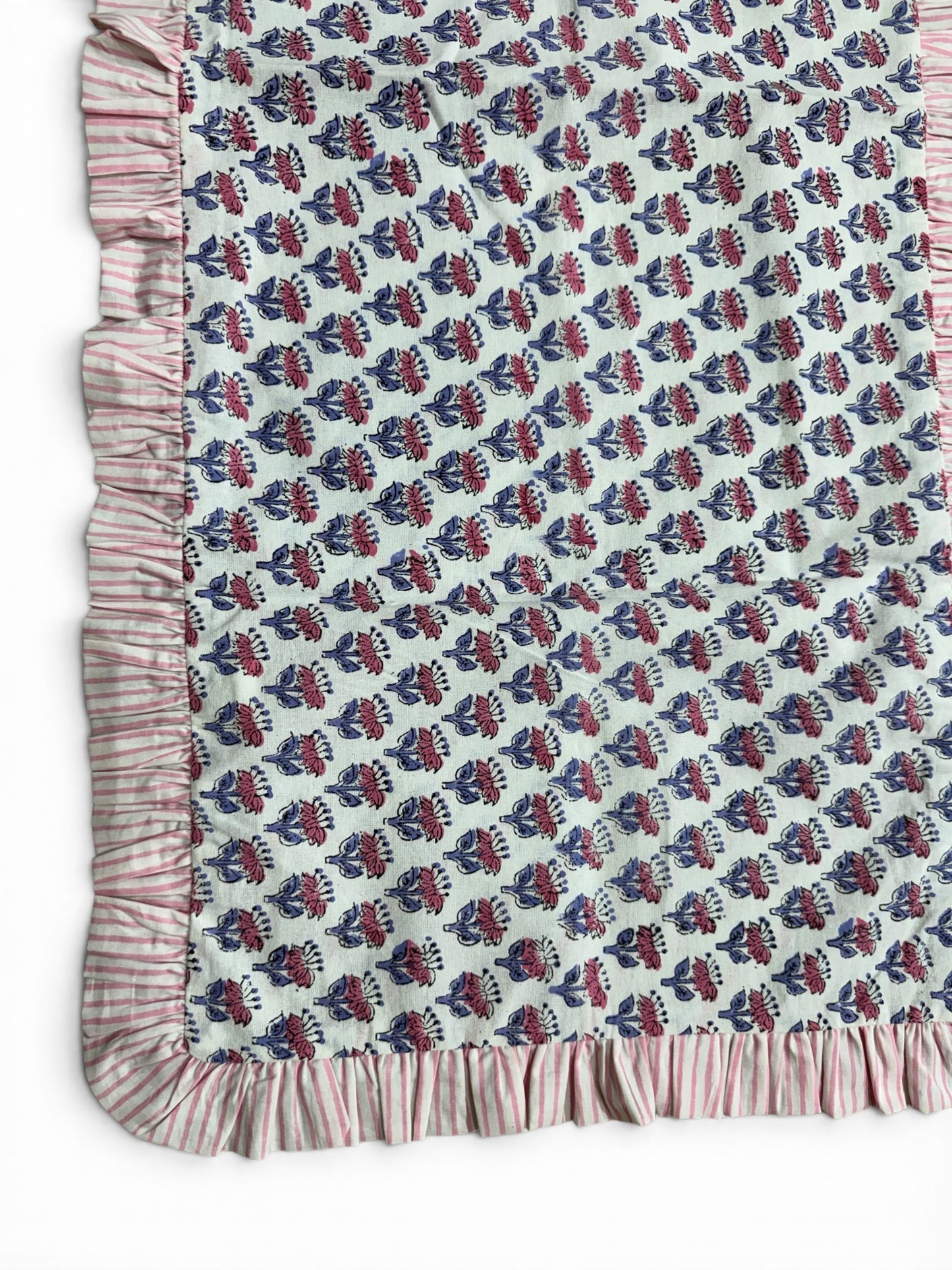 Lumbar Pink & Purple Floral Pillow Cover - Curated Home Decor