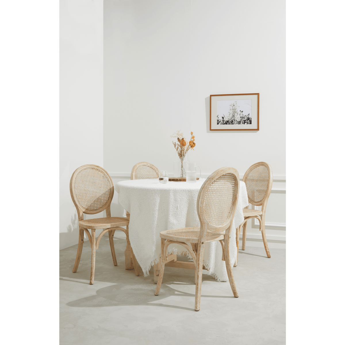 
                  
                    King Louis Dining Chairs-White Wash - Curated Home Decor
                  
                