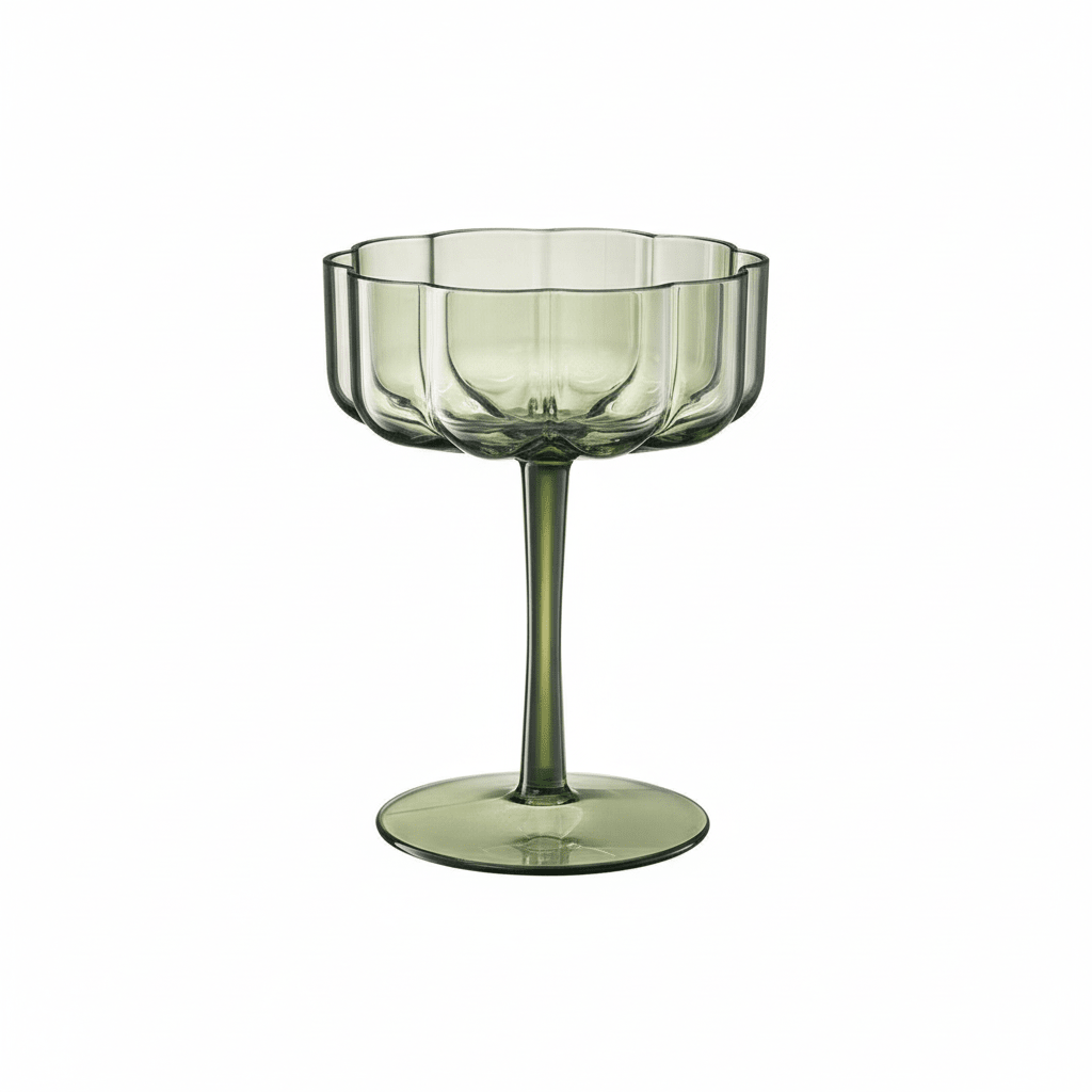 
                  
                    Acrylic Flower Wavy Coupe - Curated Home Decor
                  
                