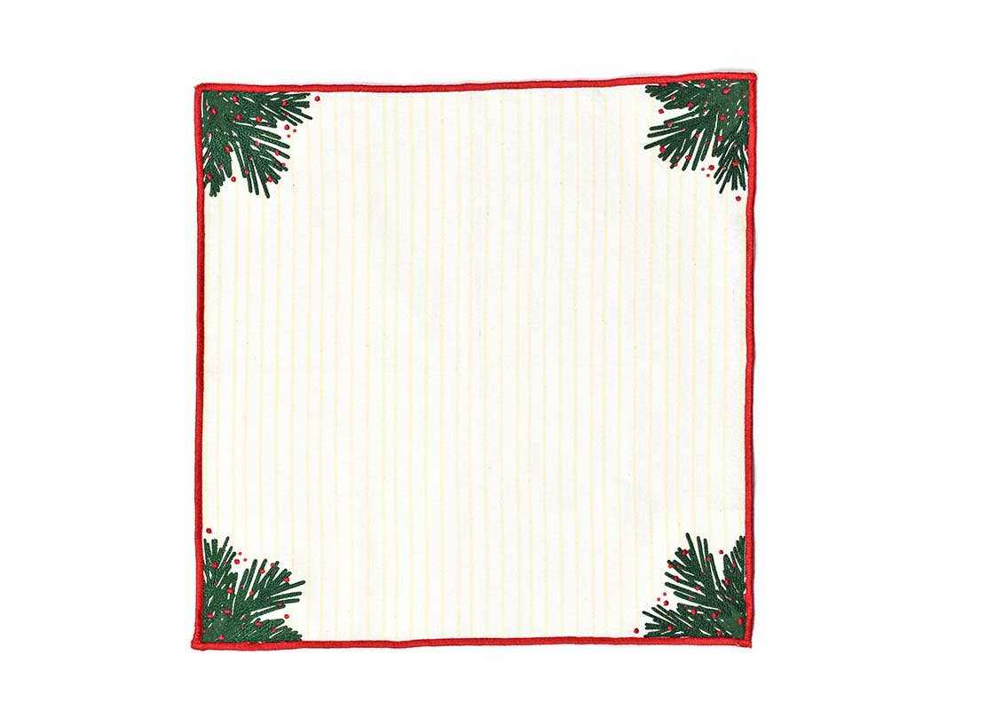 Balsam Stripes Napkins Set of 4 - Curated Home Decor