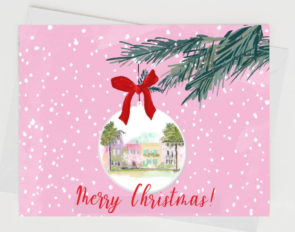 Charleston Christmas Ornament Notecard