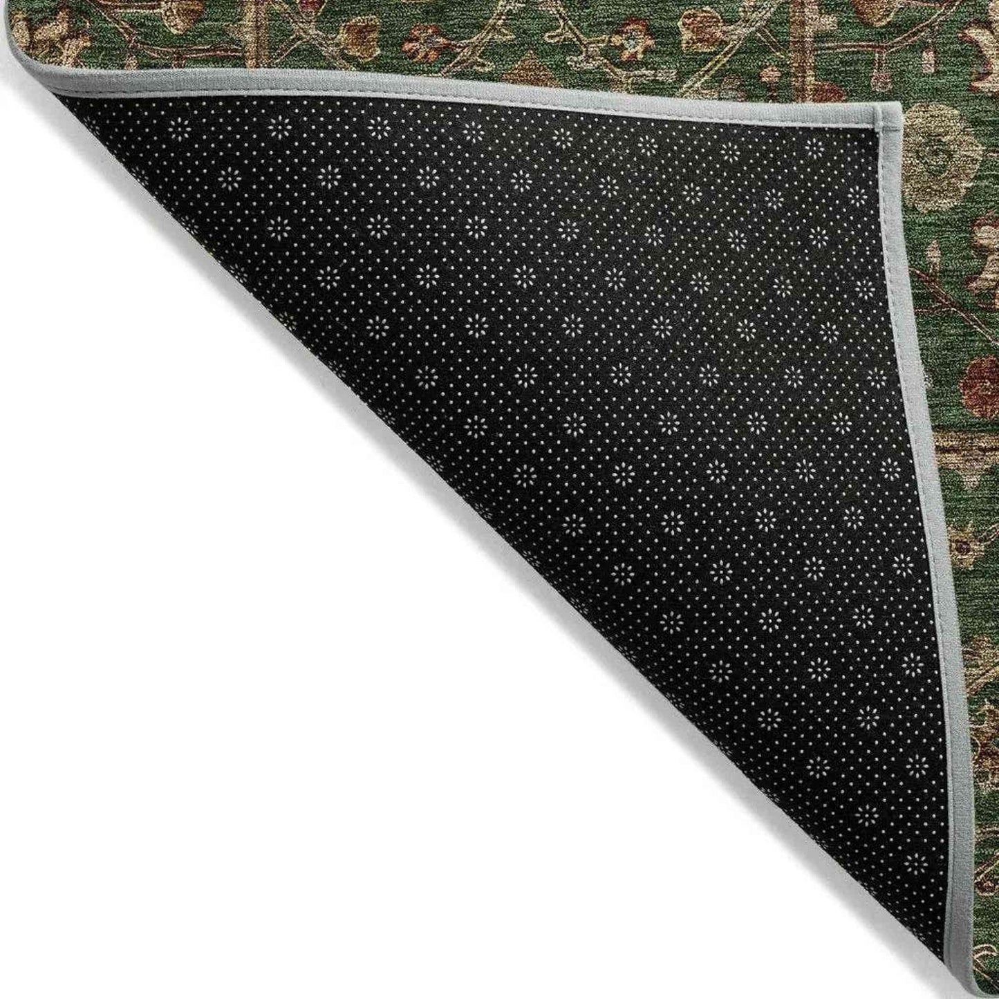 
                  
                    Emerald Medallion Washable Indoor - Outdoor Rug - Curated Home Decor
                  
                