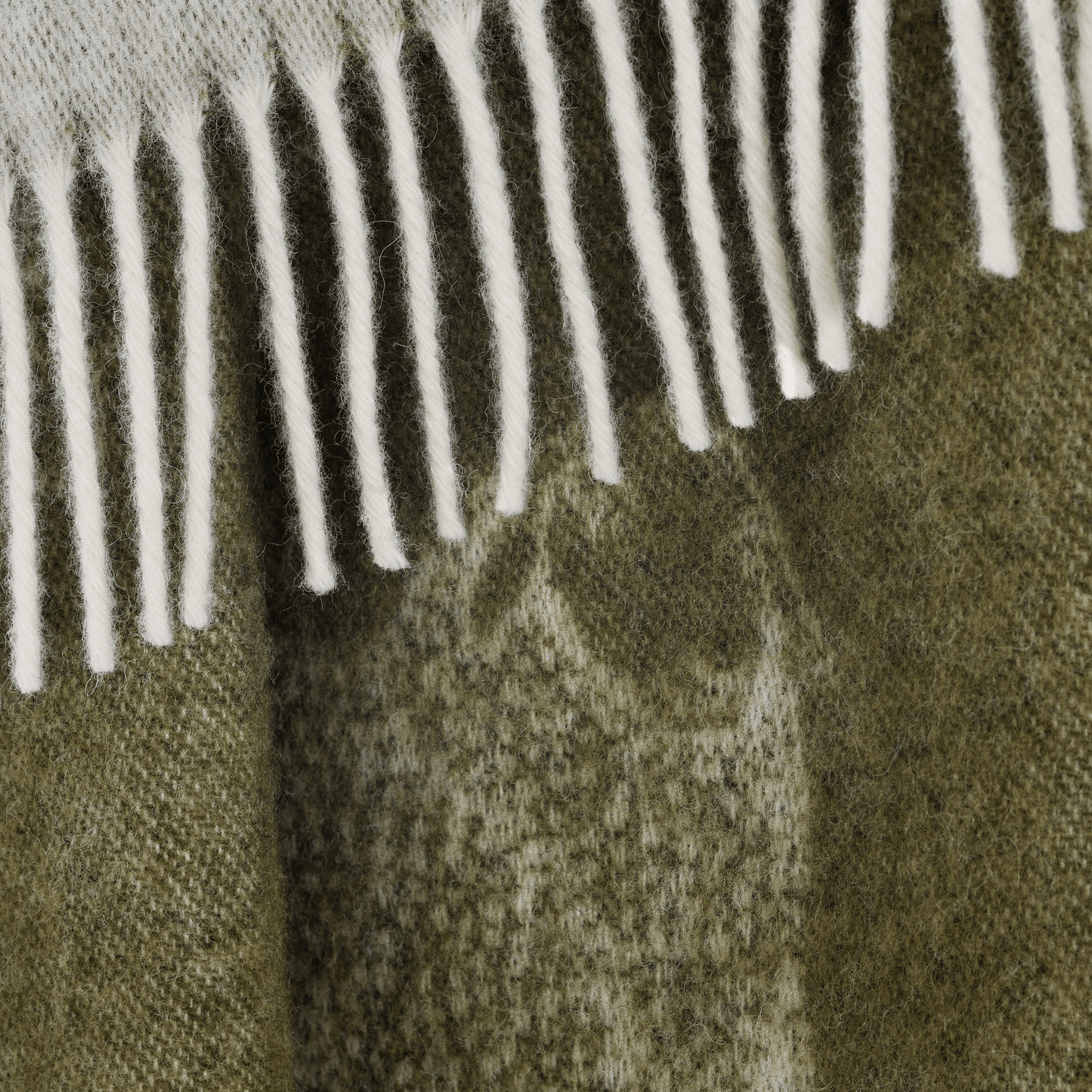
                  
                    Moss Green Sheep Pure Wool Throw - Curated Home Decor
                  
                