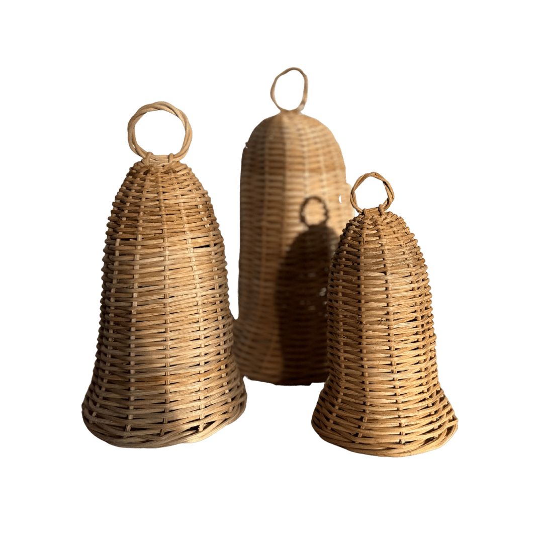 
                  
                    Rattan Bells Set (3pcs) - Curated Home Decor
                  
                