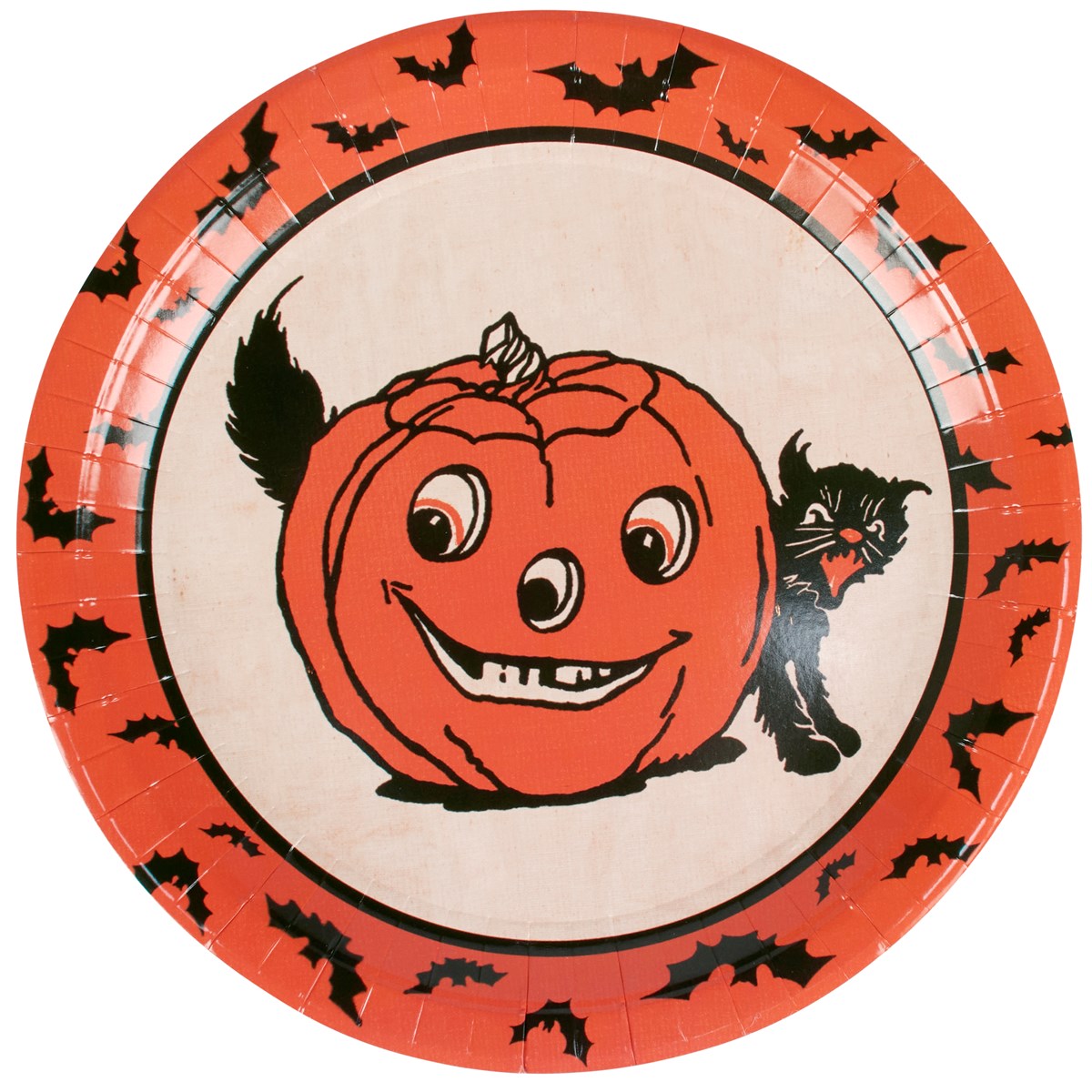 Vintage Inspired Halloween Dinner Plate - Curated Home Decor