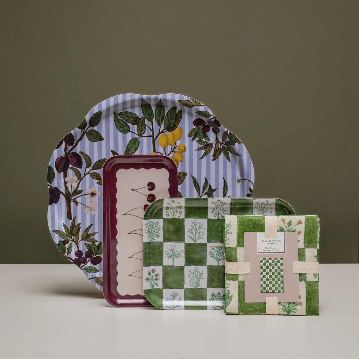 
                  
                    Festival of Fruits Birchwood Tray - Curated Home Decor
                  
                