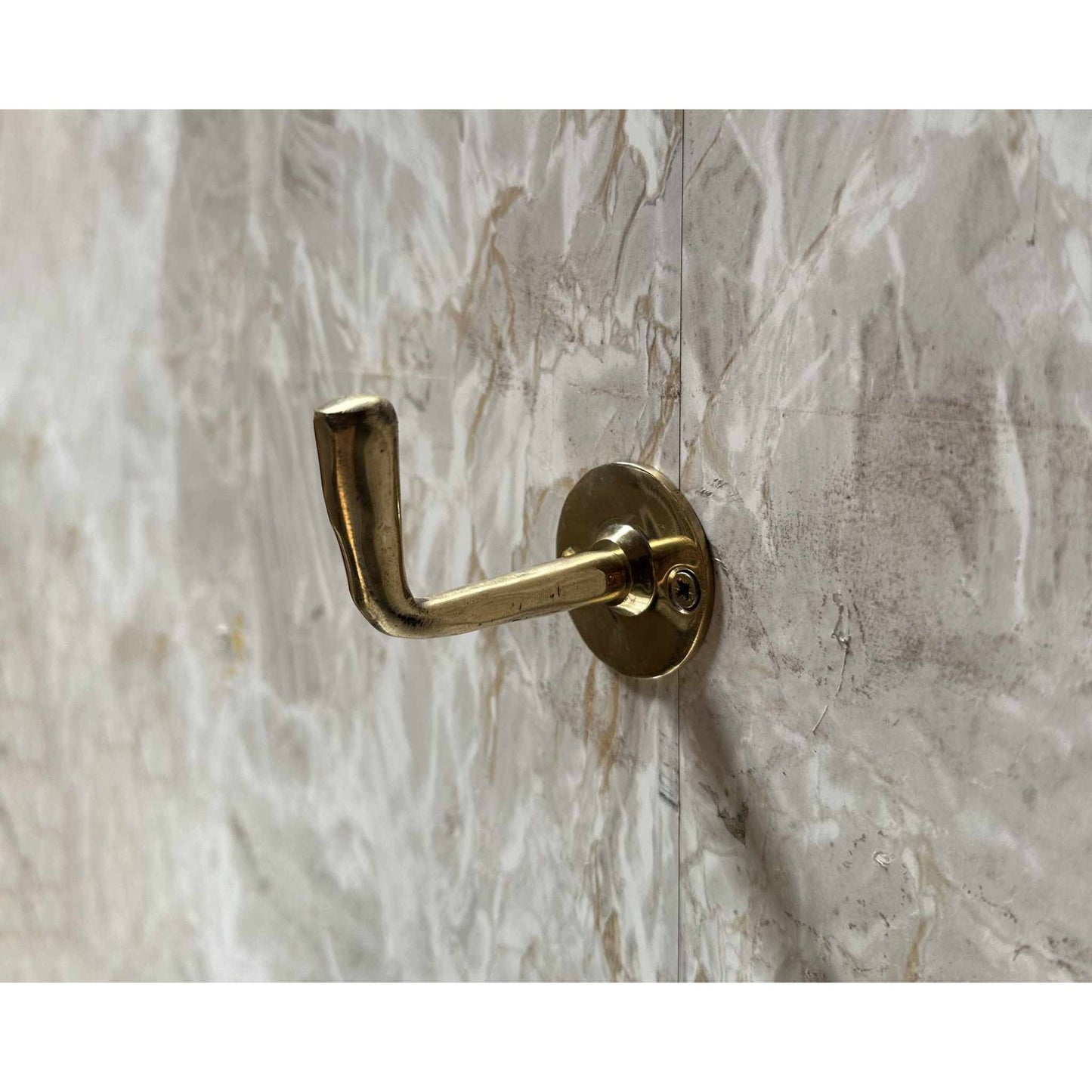 Solid brass wall mounted hooks with antique brass finish for bathroom towels