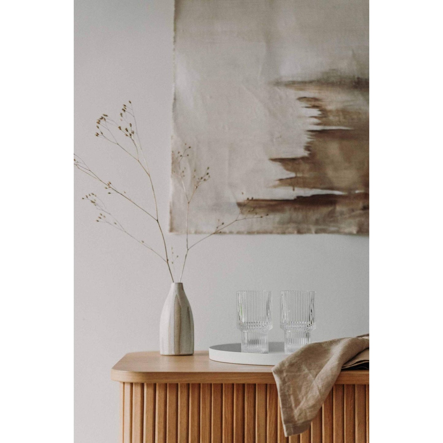
                  
                    Set of 6 Tall fluted glasses | tumblers - Curated Home Decor
                  
                