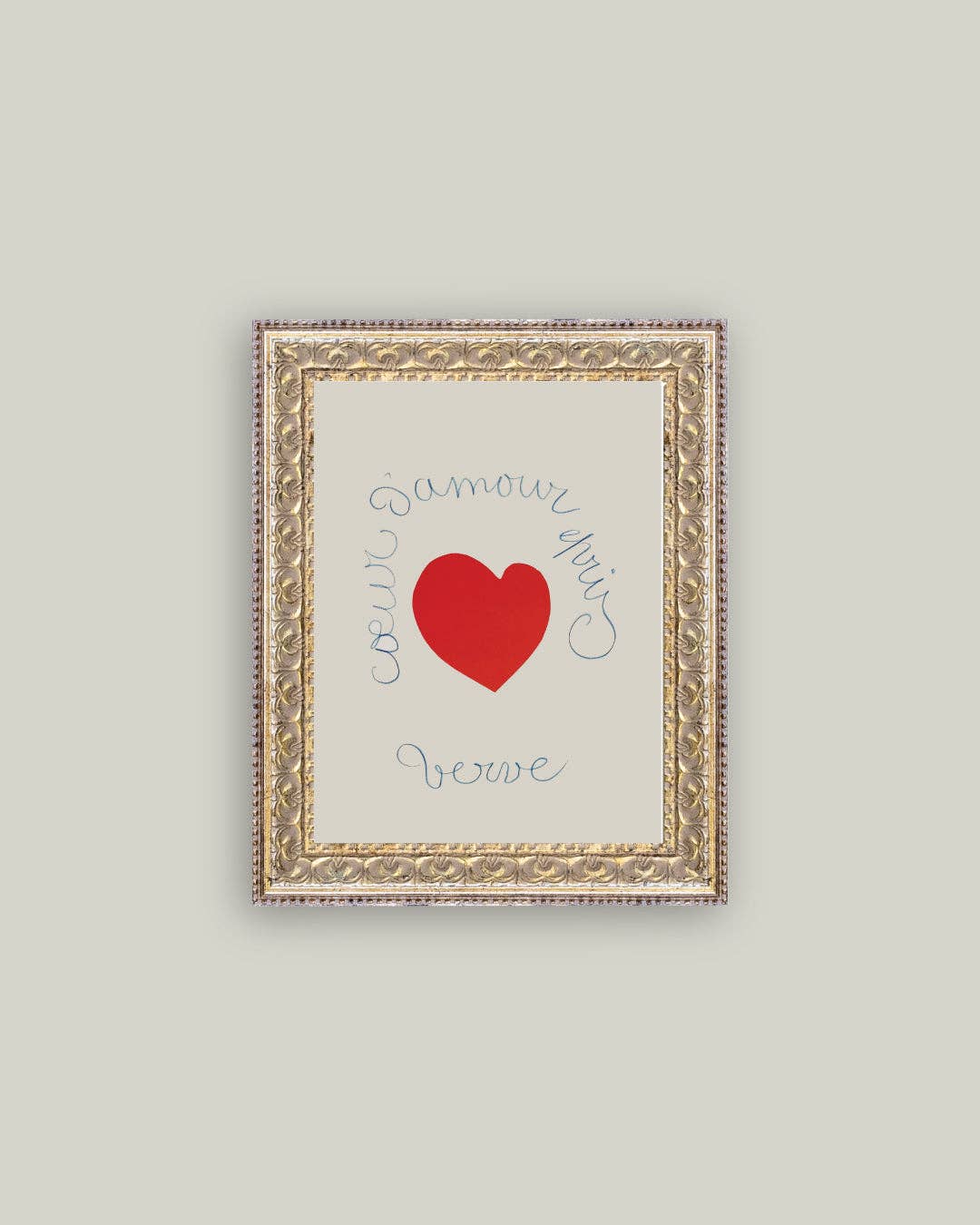 J'Amour Framed Antique Art