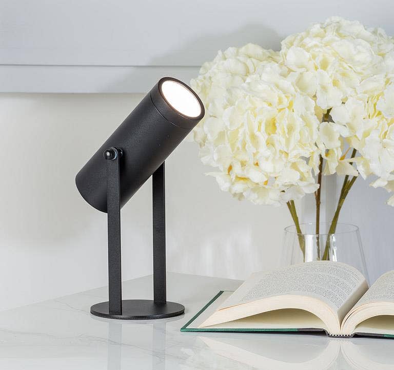 
                  
                    Gold pivot spotlight LED lamp, 10 inch, photo 4
                  
                