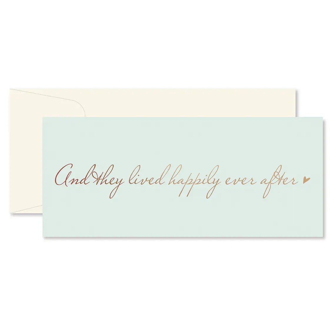 And they lived happy ever after card