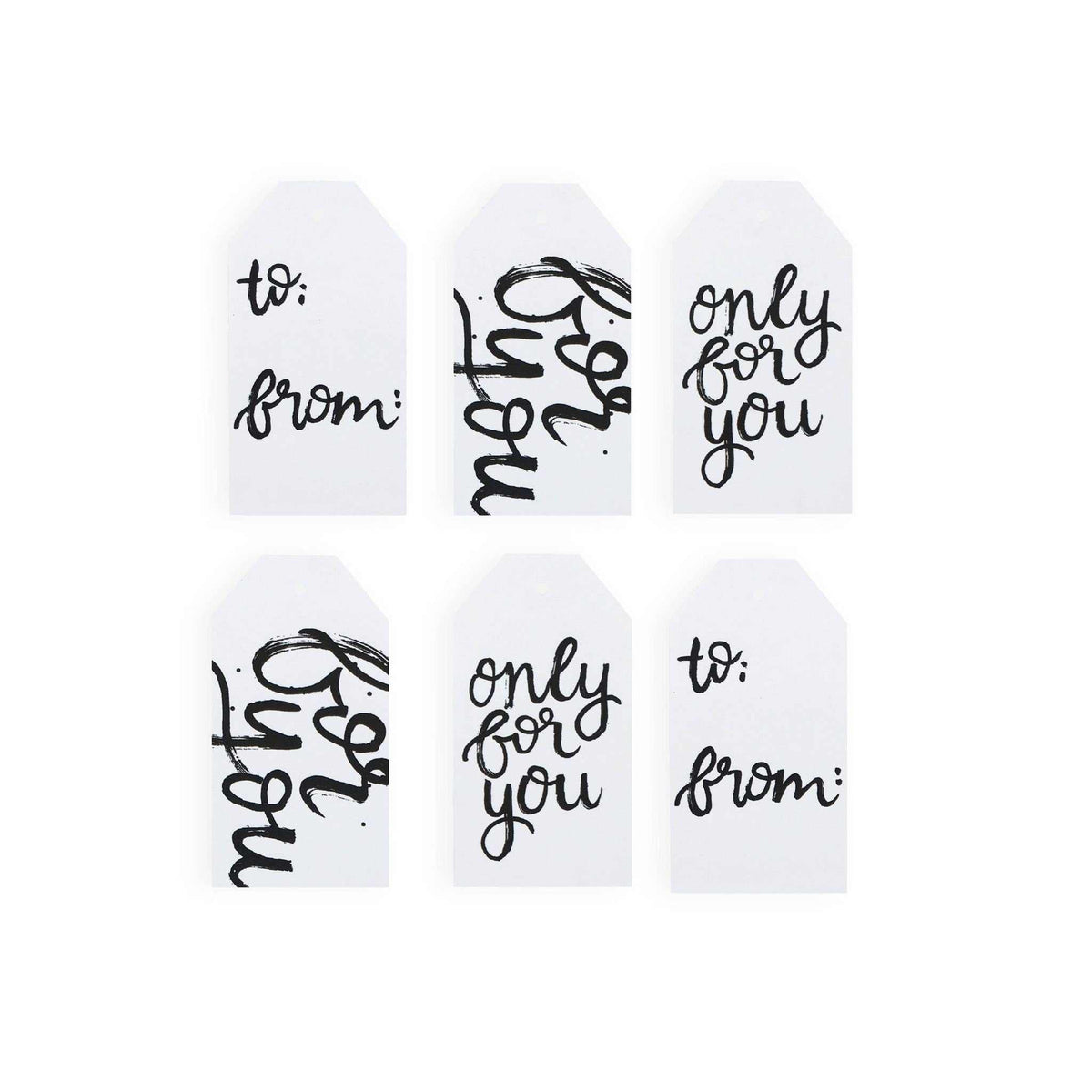 For You Gift Tag Set of 6 – The Paper Curator - Curated Home Decor