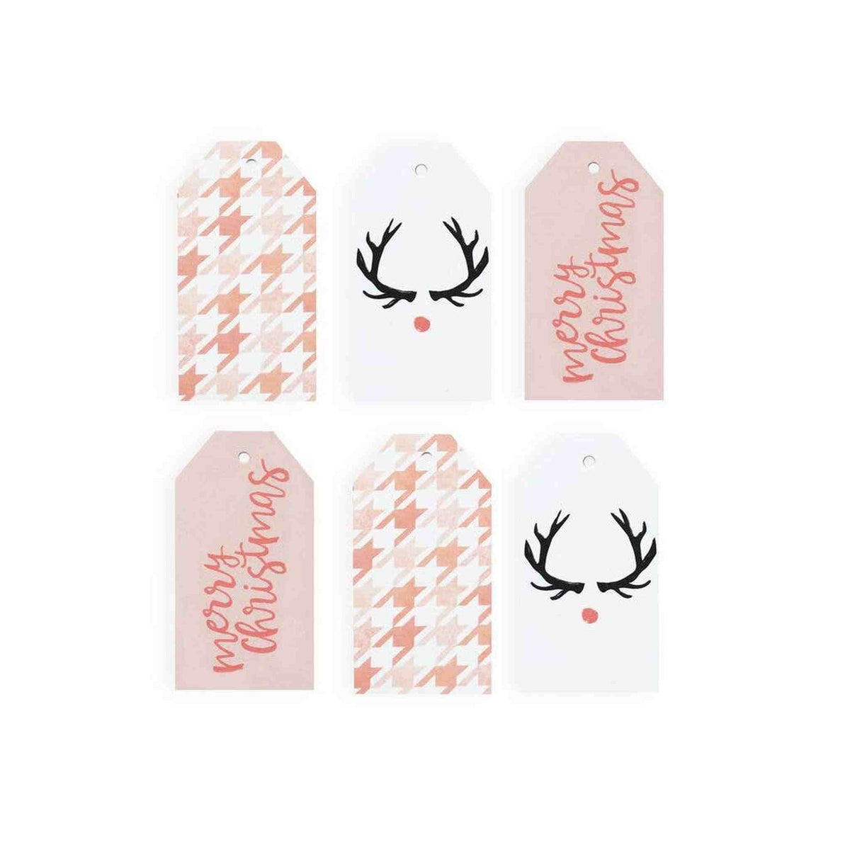 Reindeer Gift Tag Set of 6 – The Paper Curator - Curated Home Decor