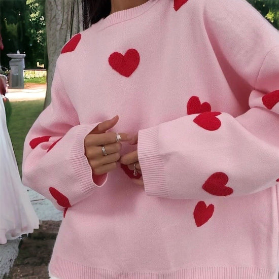 Oversized Heart Sweater