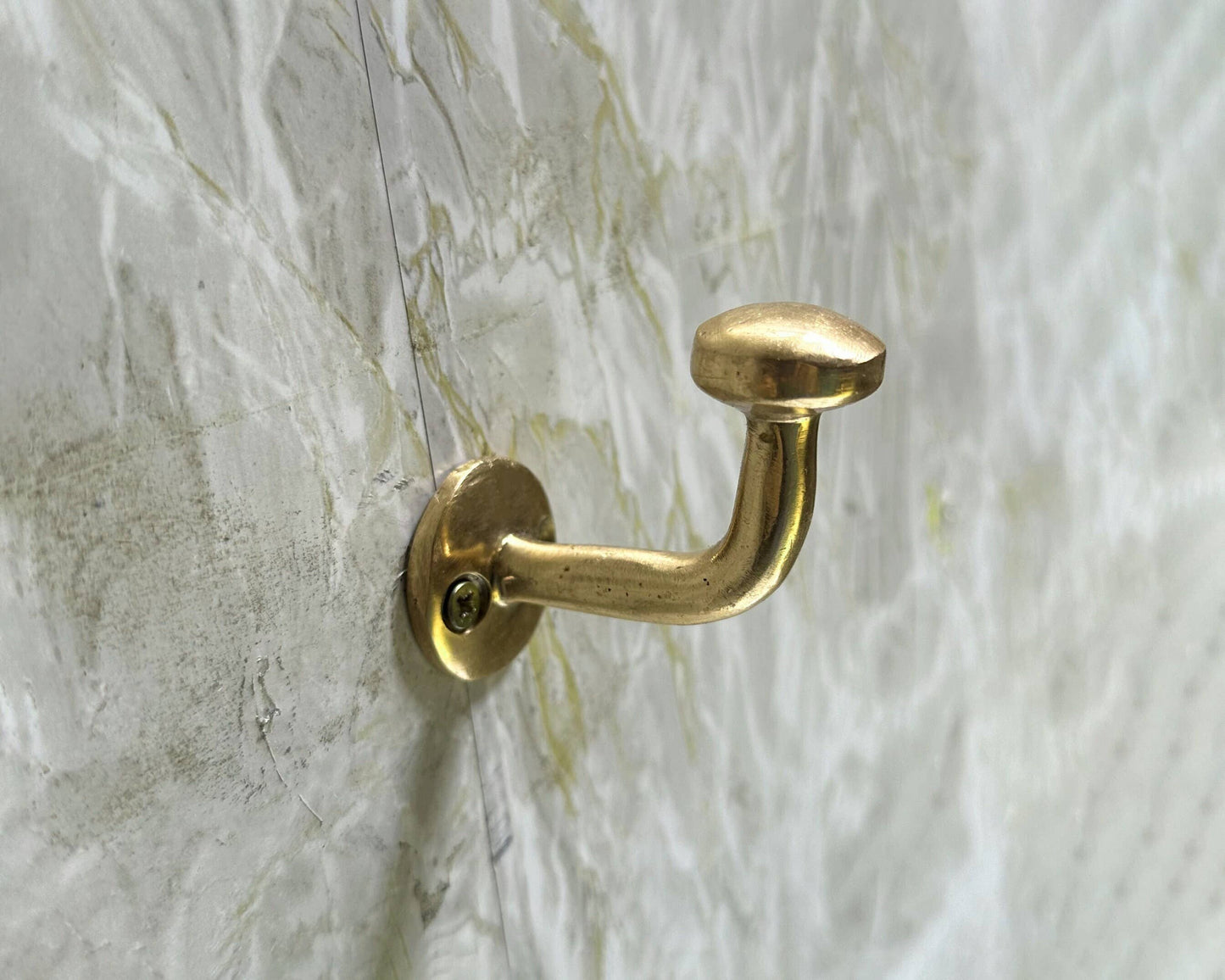 Solid Brass Wall Mounted Hooks, Bathroom Wall Hooks - Curated Home Decor