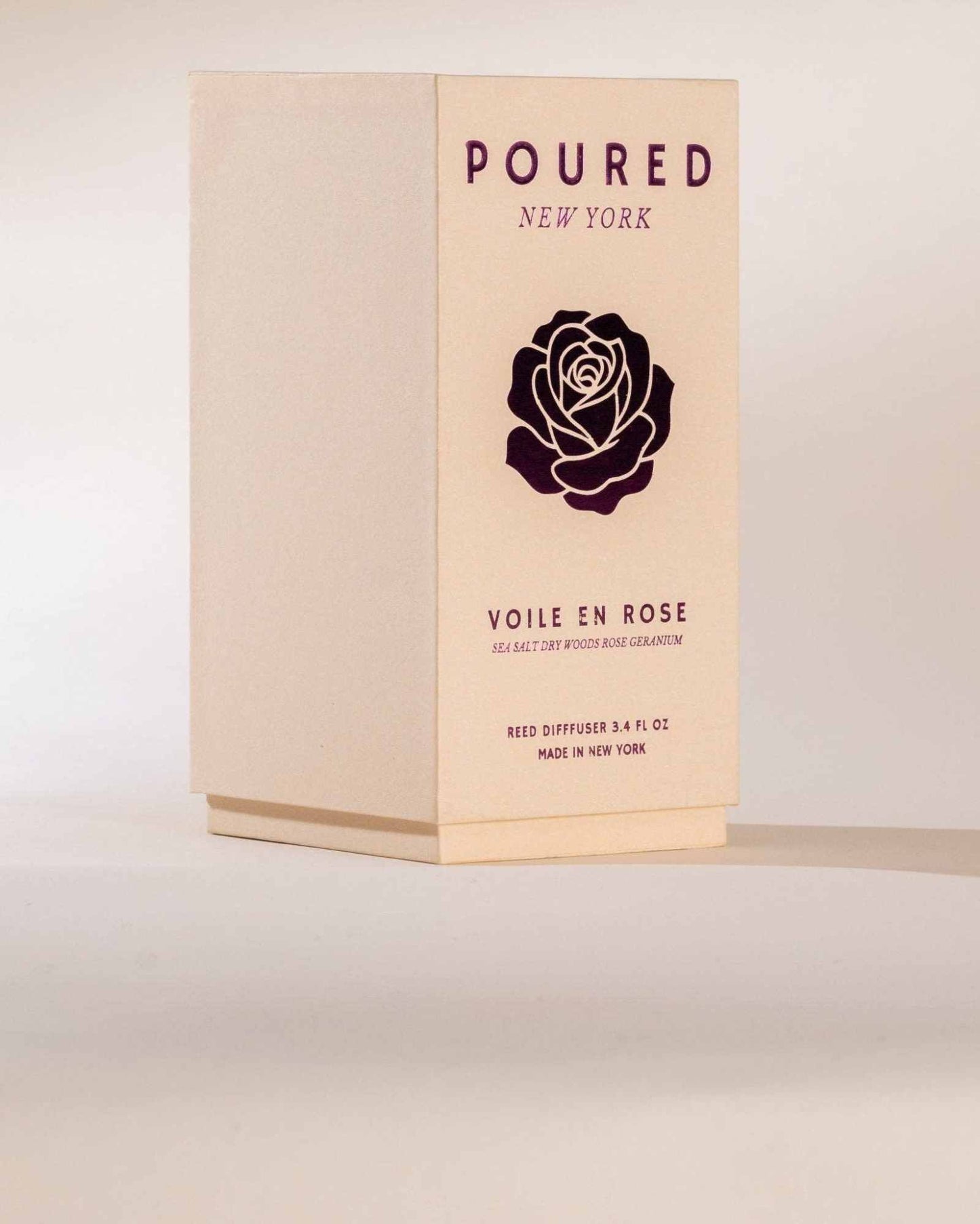 
                  
                    Voile en Rose | Poured New York: 10 OZ Soy Coconut Wax Candle - Curated Home Decor
                  
                