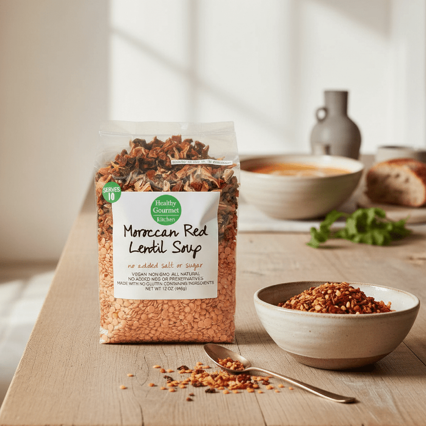 
                  
                    Moroccan Red Lentil Soup Mix - Curated Home Decor
                  
                