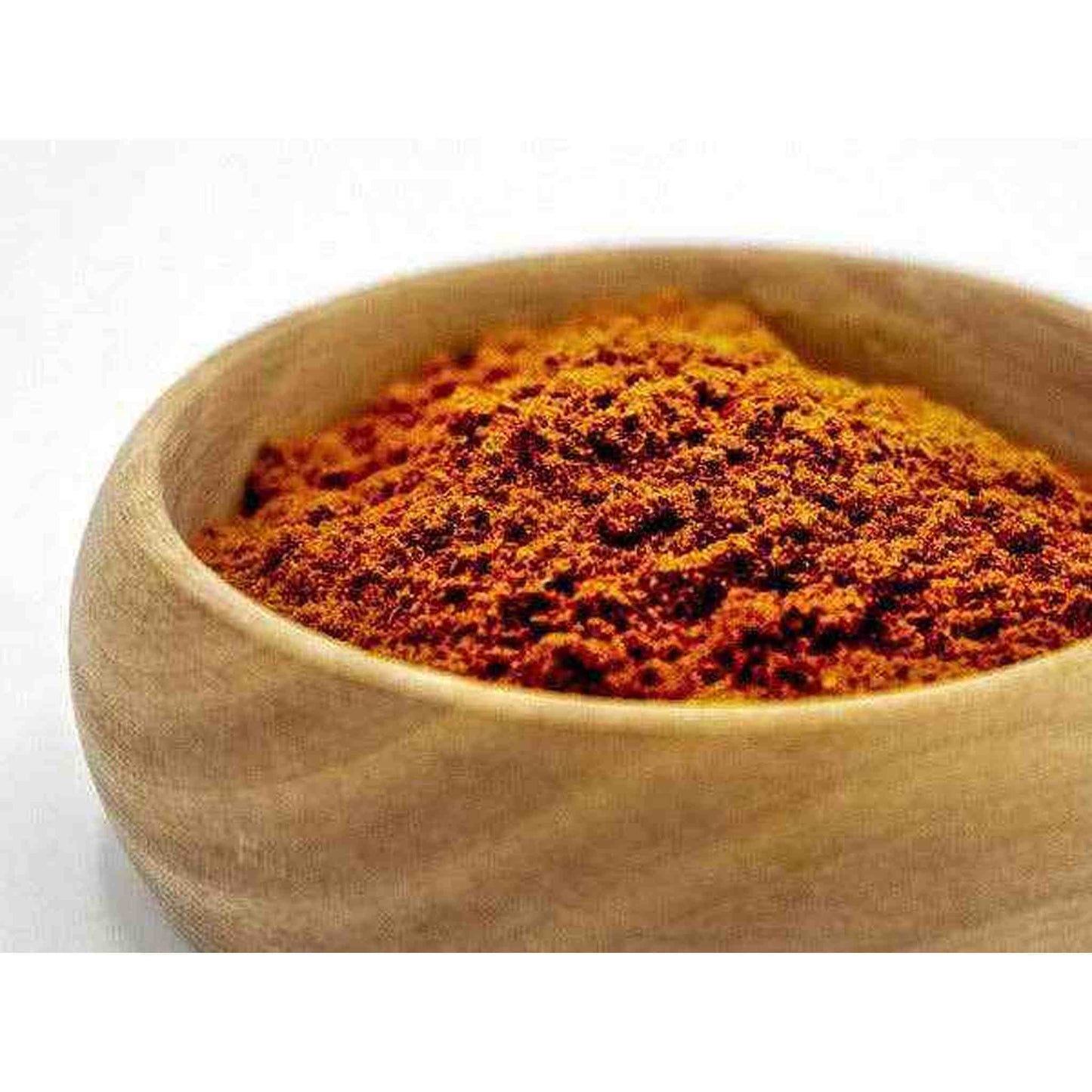 Close-up of Nippon Blend Japanese spice mix in a wooden bowl for sauces and marinades