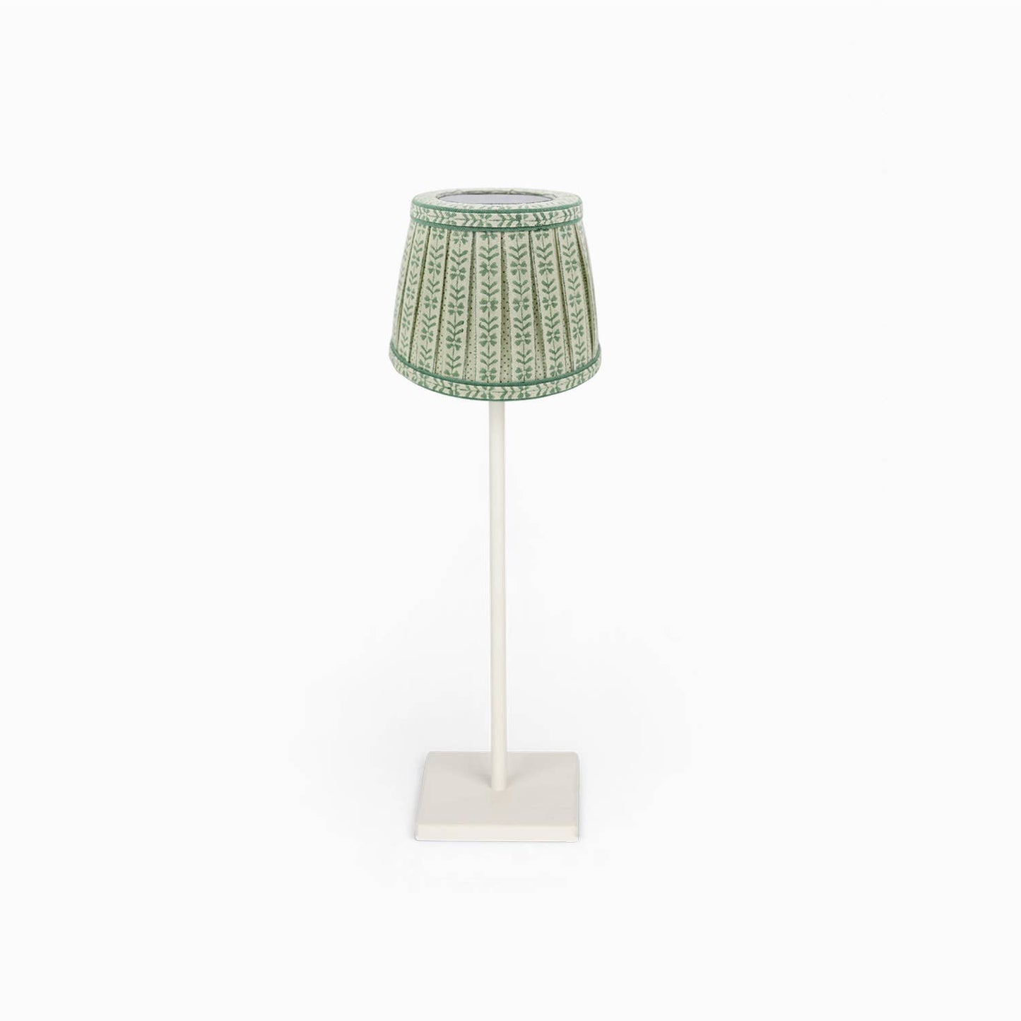 Block Printed Poldina Lampshade Cover - Mint Sky Rhea - Curated Home Decor
