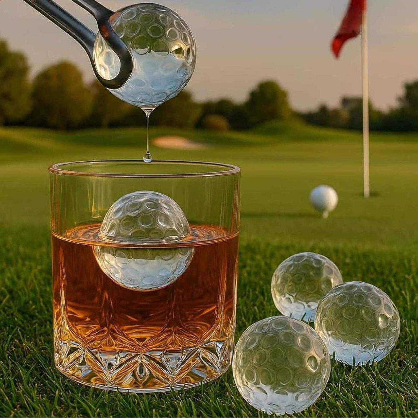 
                  
                    Golf Ball Whiskey Coolers - Pack of 5 Gift Set - Curated Home Decor
                  
                