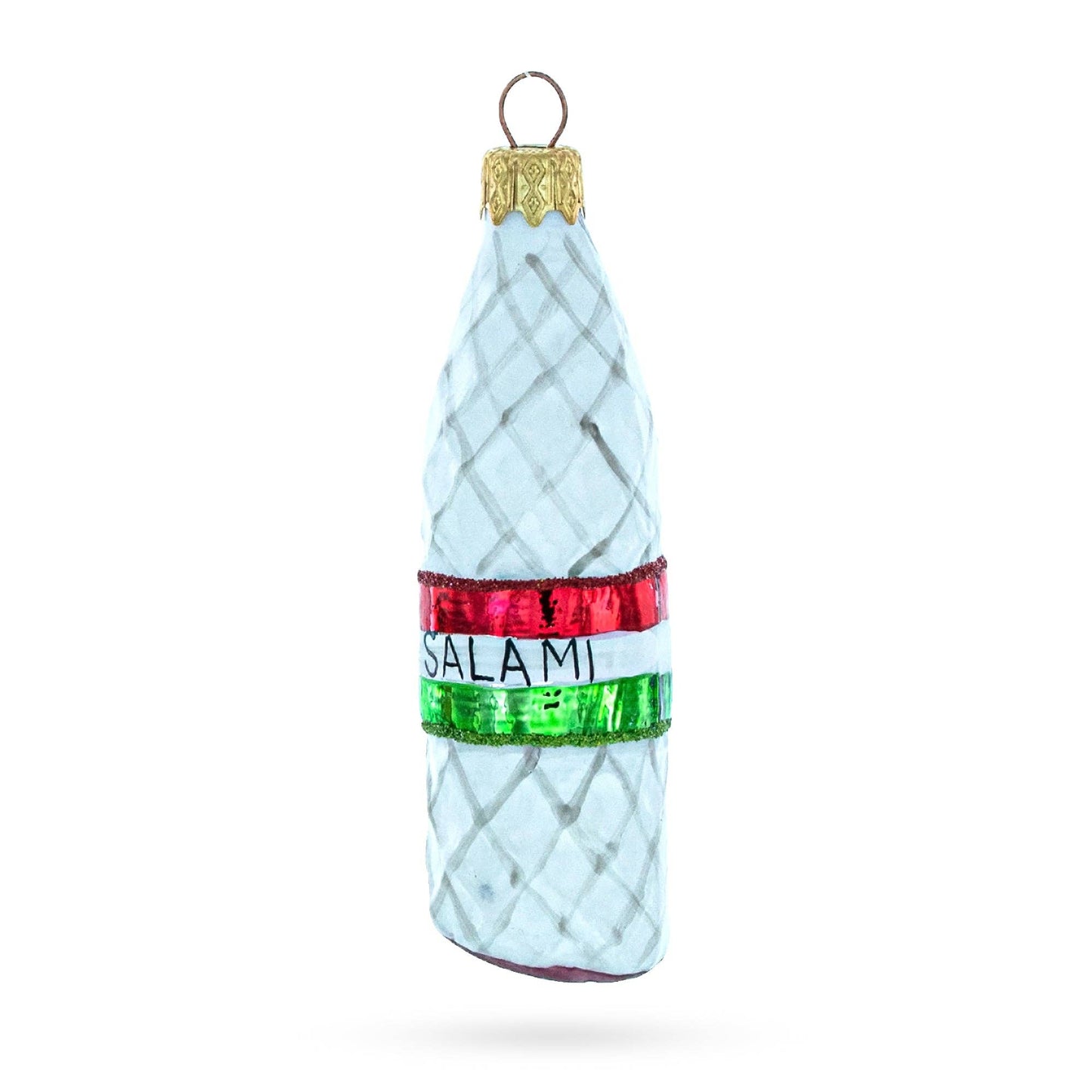 Hard Salami Glass  Christmas Ornament - Curated Home Decor