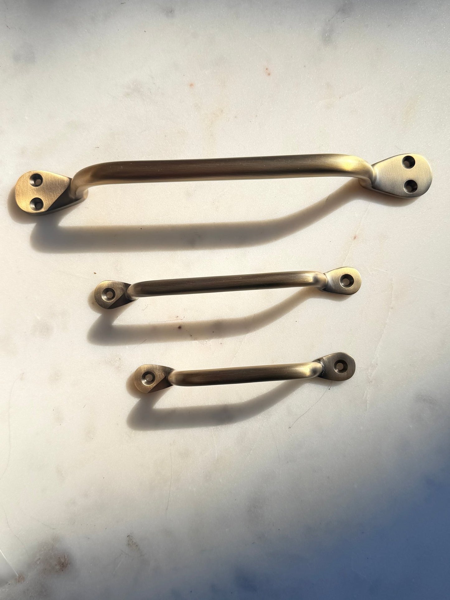 
                  
                    Solid Antique Brass Classic Drawer Pull - Curated Home Decor
                  
                