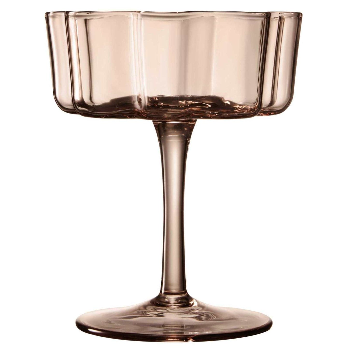 
                  
                    Flower Wave Coupe Mixed Beverage Glasses | Set of 4 - Curated Home Decor
                  
                