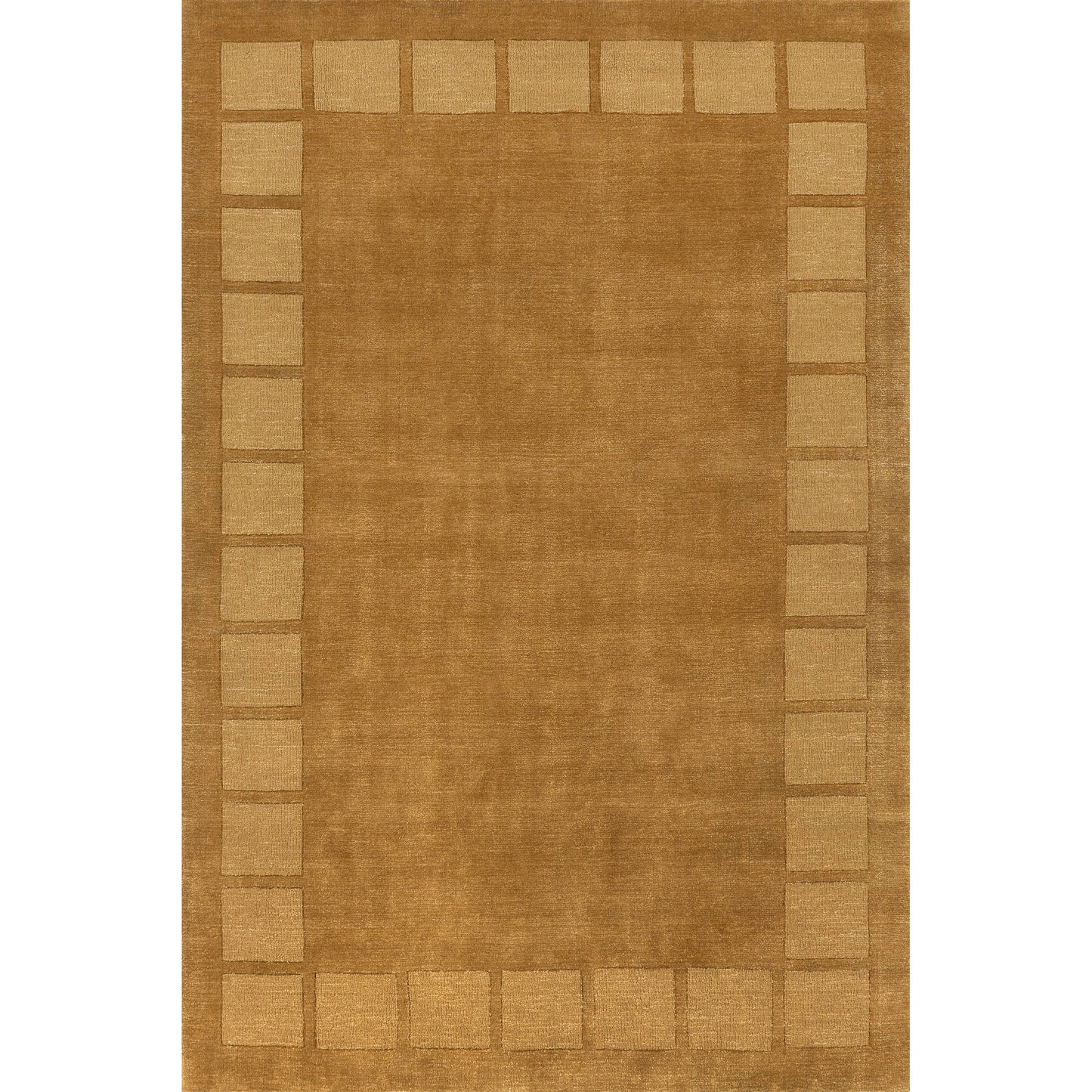 Arvin Olano Petra High-Low Wool-Blend Area Rug: Verdant Green / 8' x 10' - Curated Home Decor