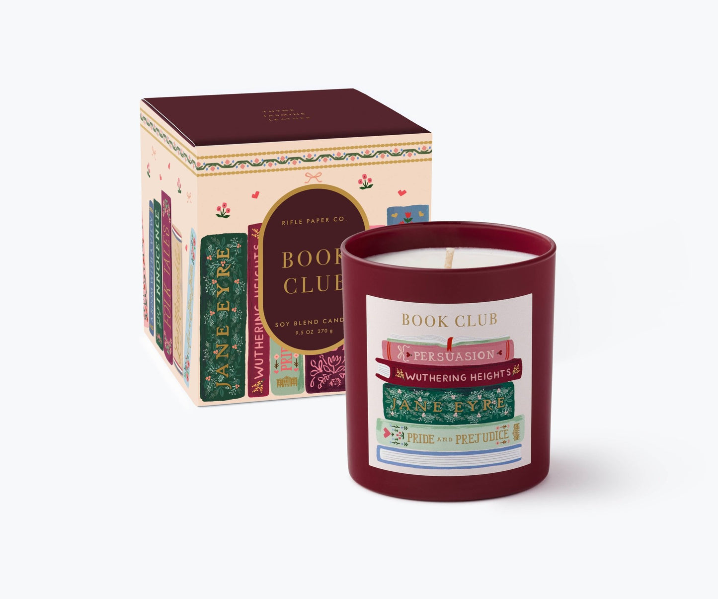 Book Club 9.5 oz Glass Candle - Curated Home Decor