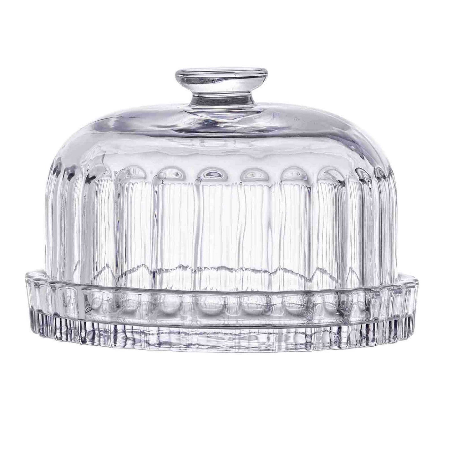 
                  
                    Glass Dessert Dish with Lid - Curated Home Decor
                  
                