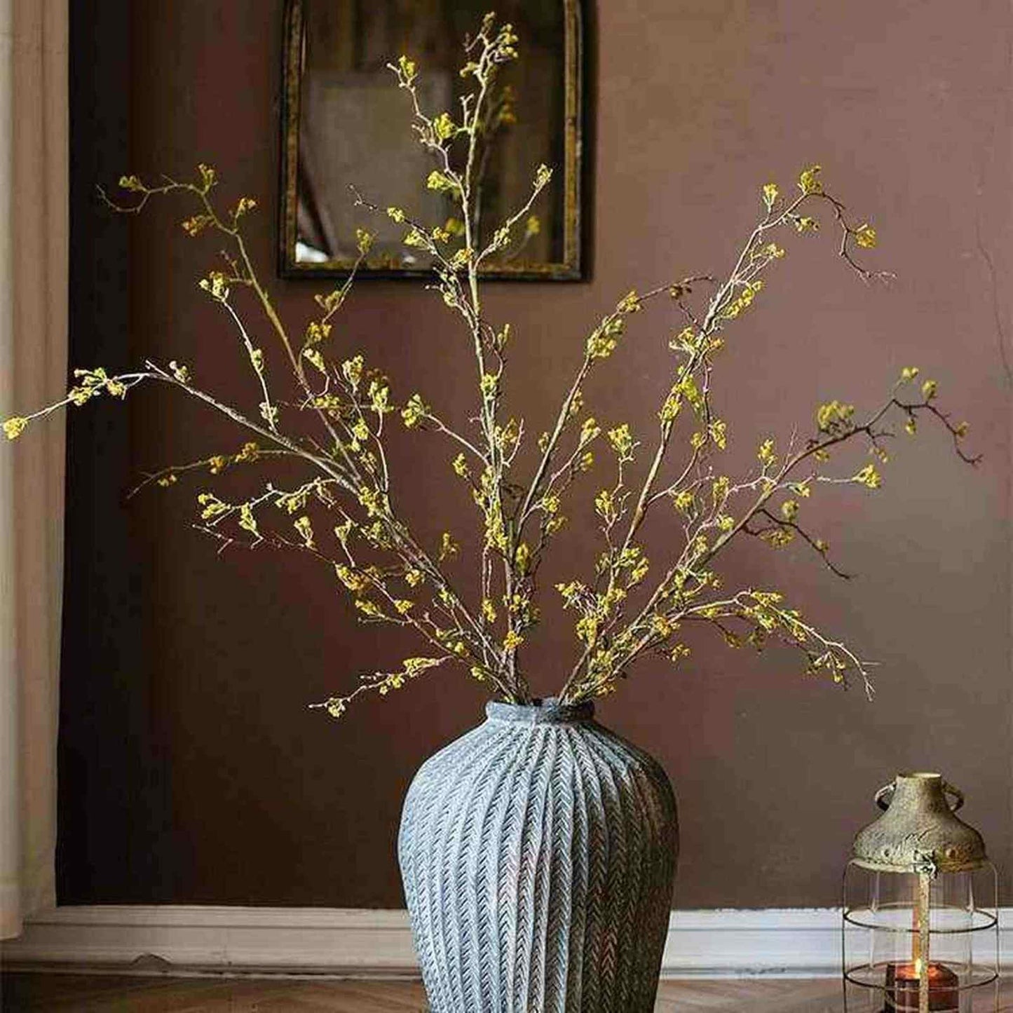 
                  
                    Long Weigela Flower Stem 63" Tall: White / One Stem - Curated Home Decor
                  
                