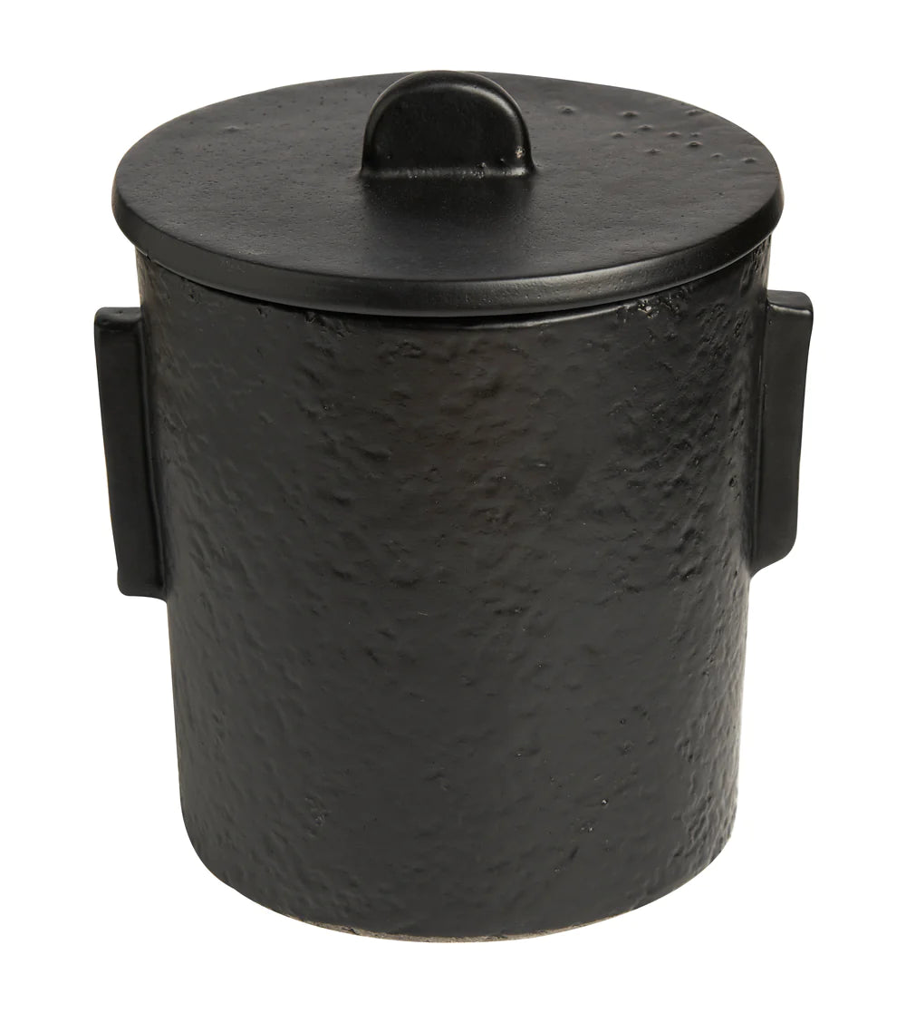 Matte Black Ice Bucket With Lid