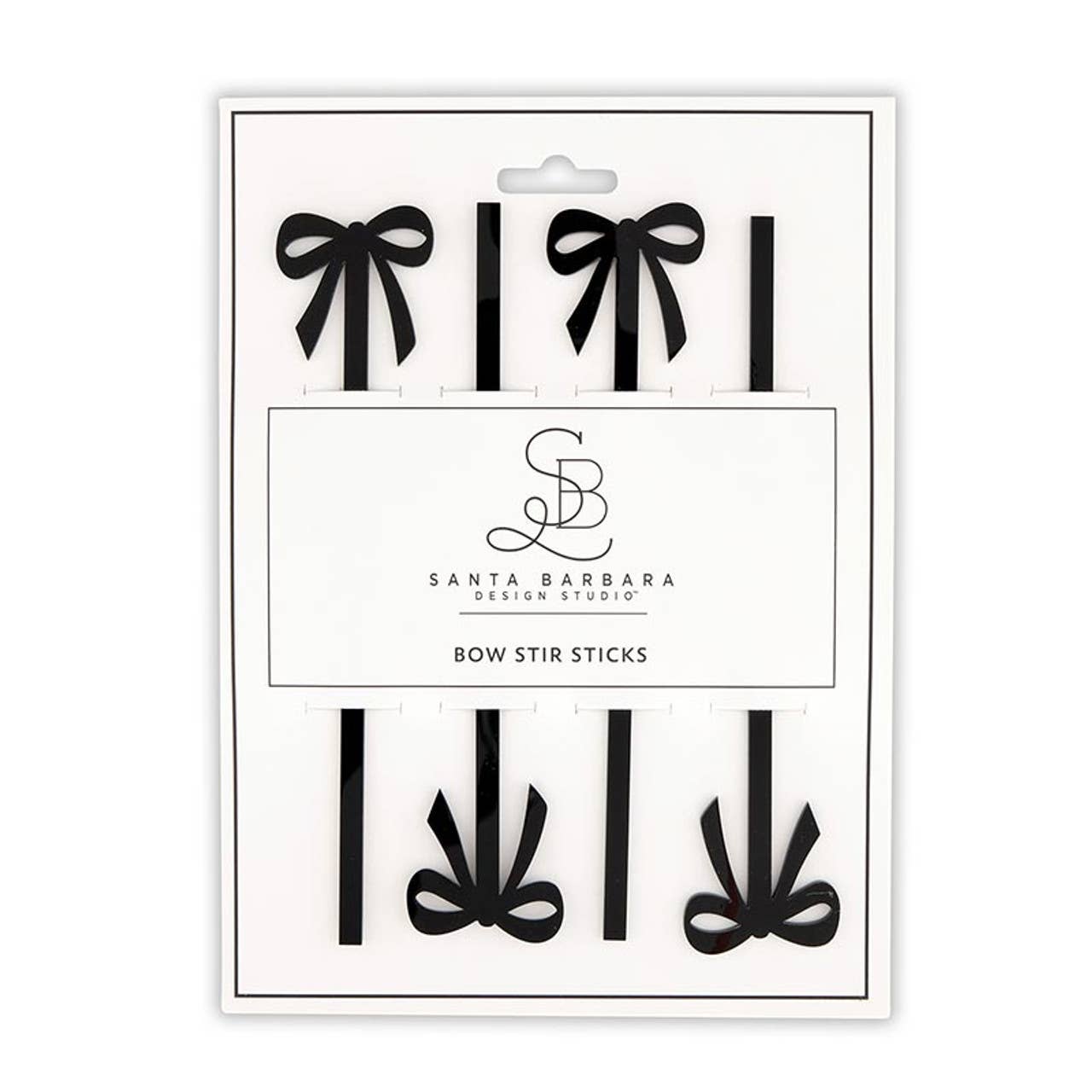 Bow Stir Sticks - Set of 4 - Curated Home Decor