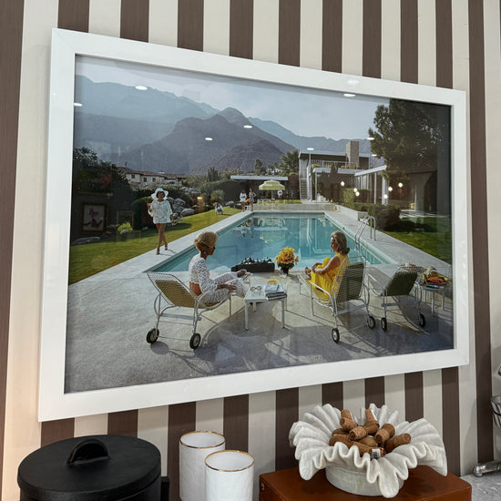 Poolside Glamour Framed Print by Slim Aarons 27”
