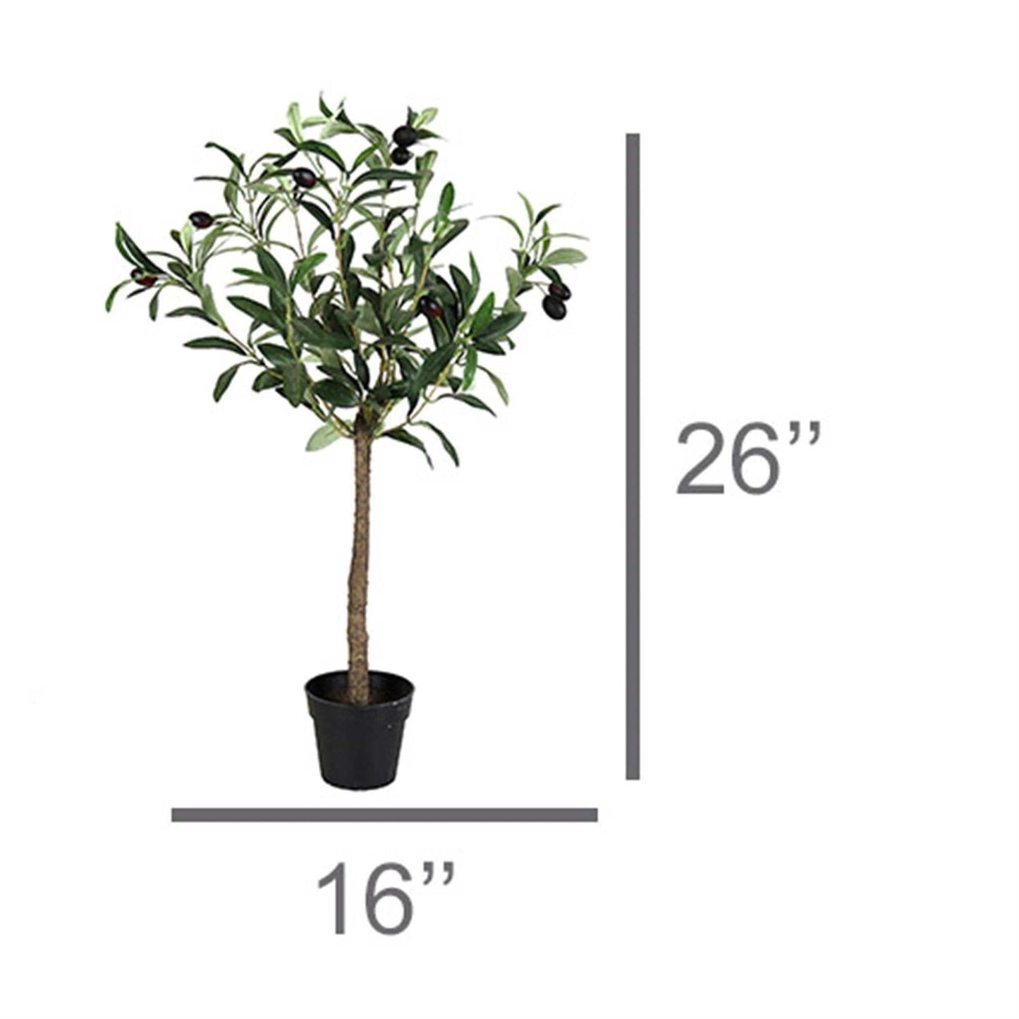 
                  
                    Potted Olive Tree( Faux) - Curated Home Decor
                  
                