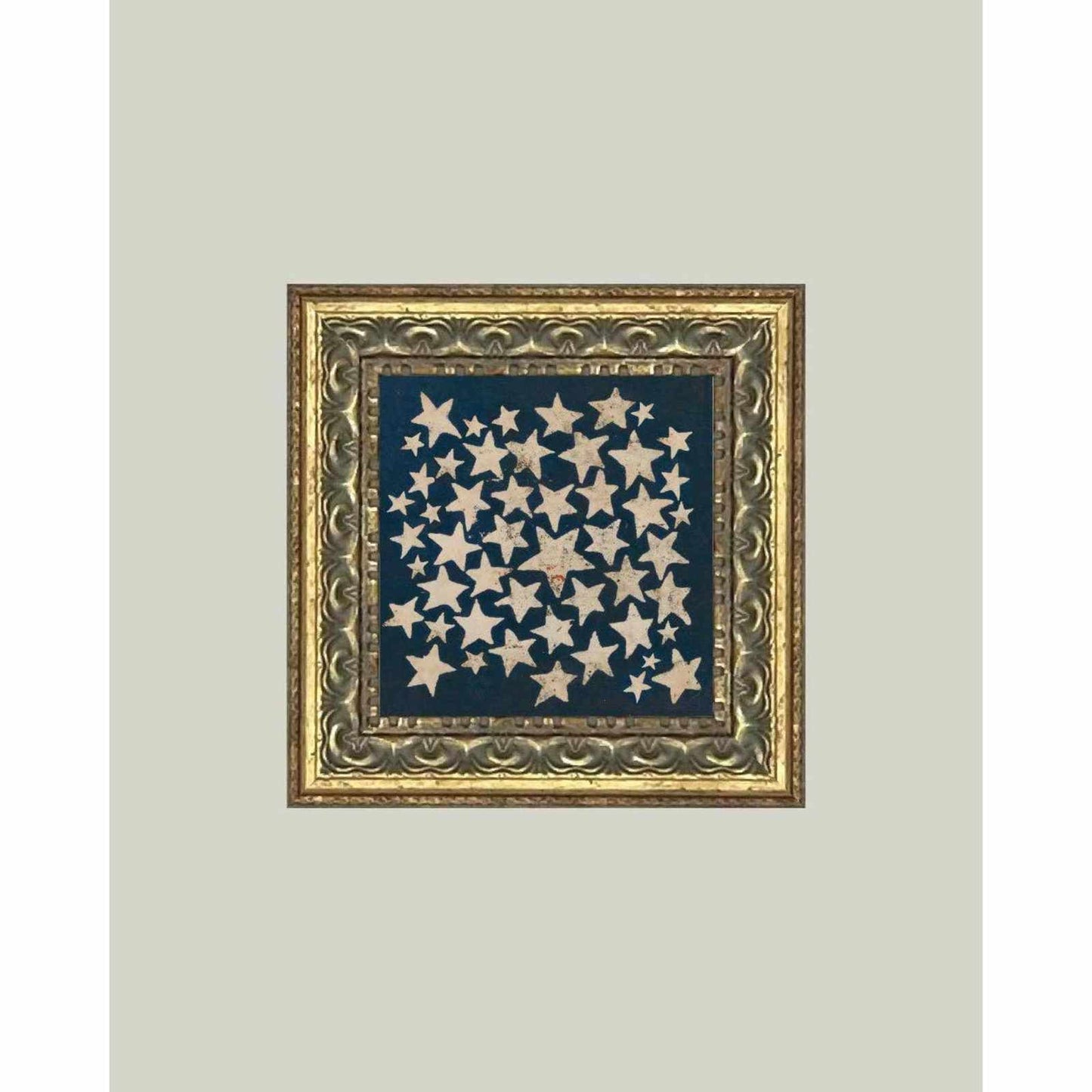 Stars Framed Antique Art: 6x6 - Curated Home Decor