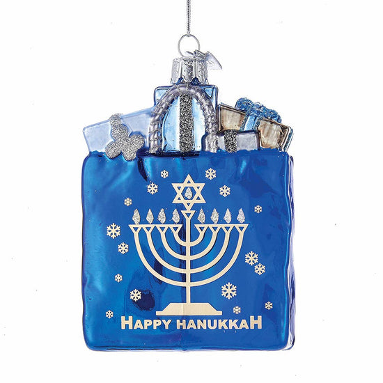 Happy Hanukkah Gift Bag Ornament - Curated Home Decor