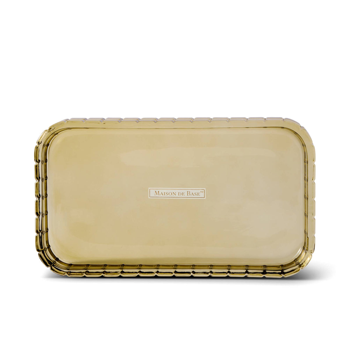 
                  
                    Olive Cube Glass Vanity Tray detail - Curated Home Decor
                  
                